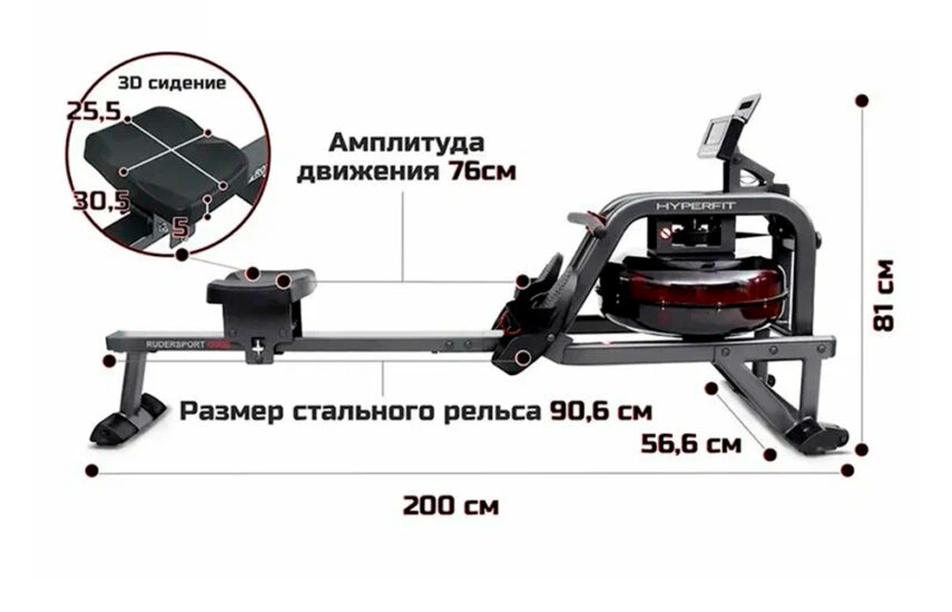 HyperFit Rudersport G300